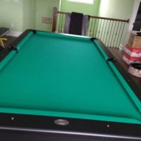 Olhausen Like New 8Ft Regulation Size Black Modern Style Pool Table
